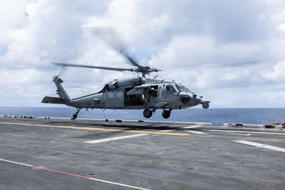 Flight Operations Aboard USS Iwo Jima