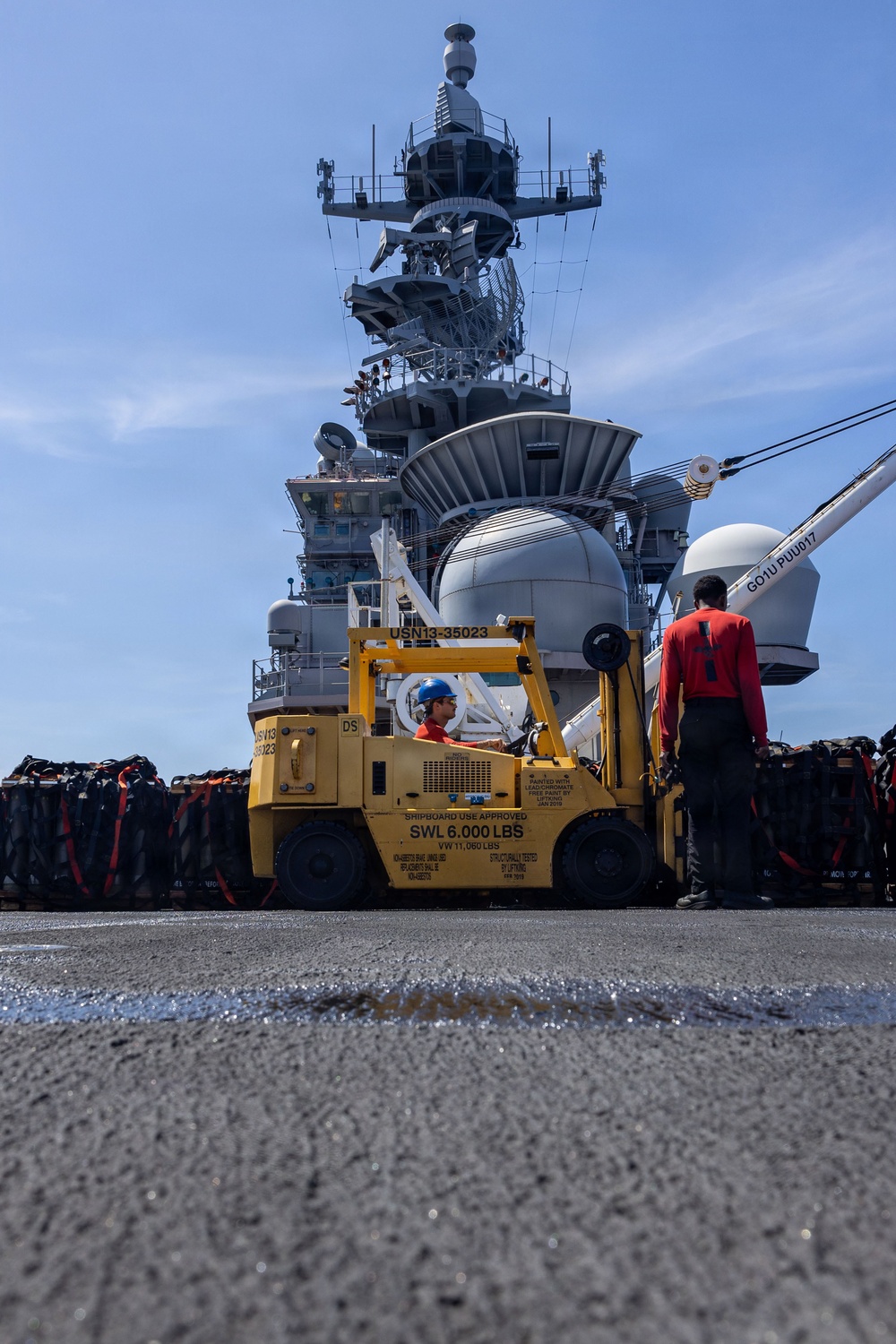 USS Iwo Jima Sea Ammo Offload