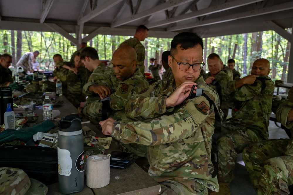 145th MXS hosts expeditionary skills training