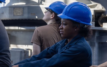 USS Iwo Jima Sea and Anchor Detail