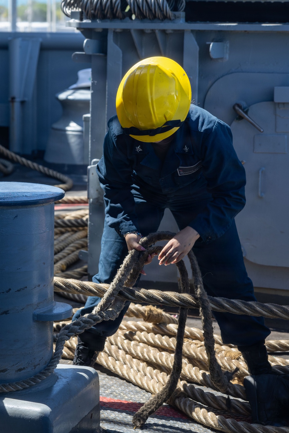 USS Iwo Jima Sea and Anchor Detail