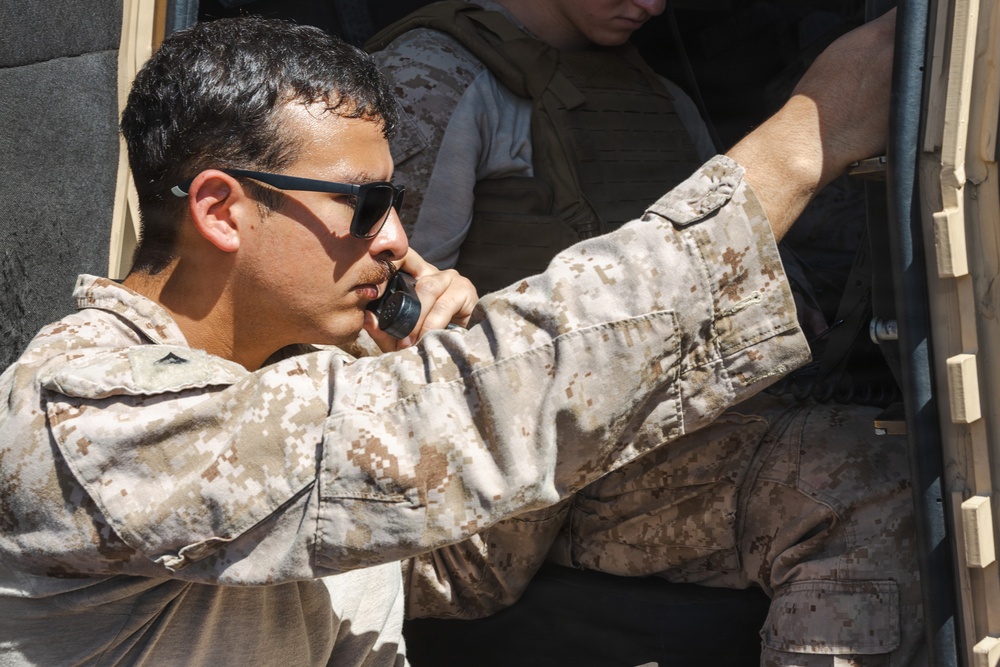 U.S. Marines Conduct Command Protocol Training