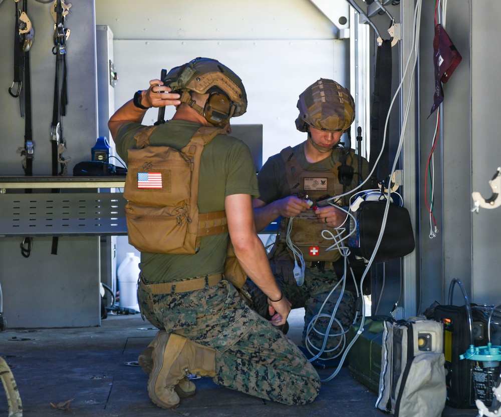 NMCCL SIM Center hosts final stage of en route care training