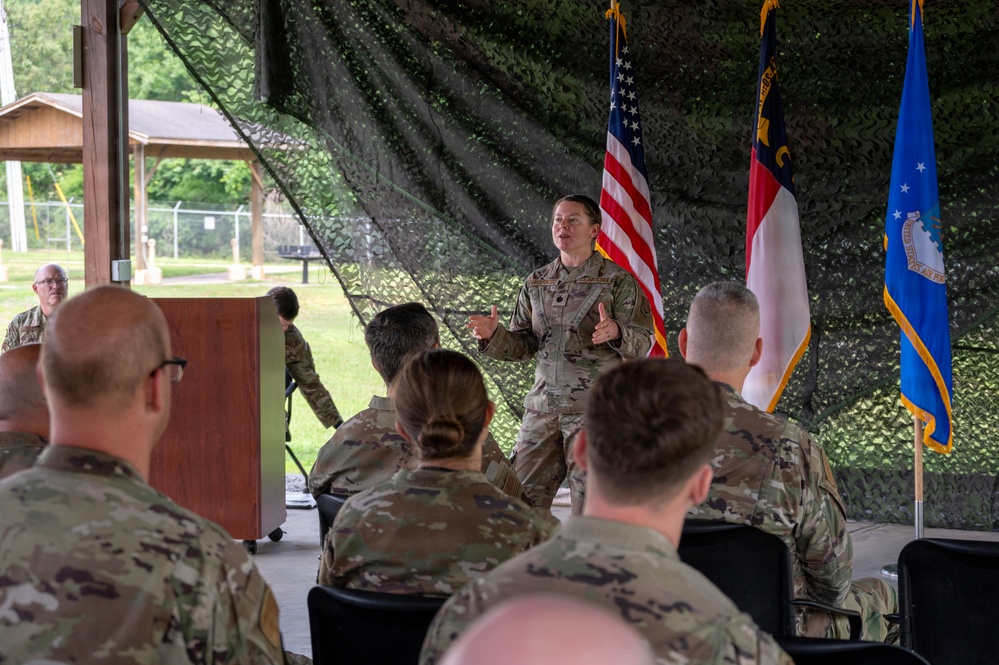 145th CES welcomes Lt. Col. Catherine W. Underwood a new commander
