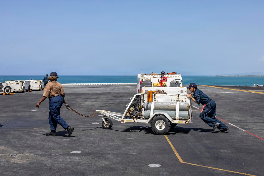 USS Iwo Jima Conducts Daily Operations While in Ponce, Puerto Rico