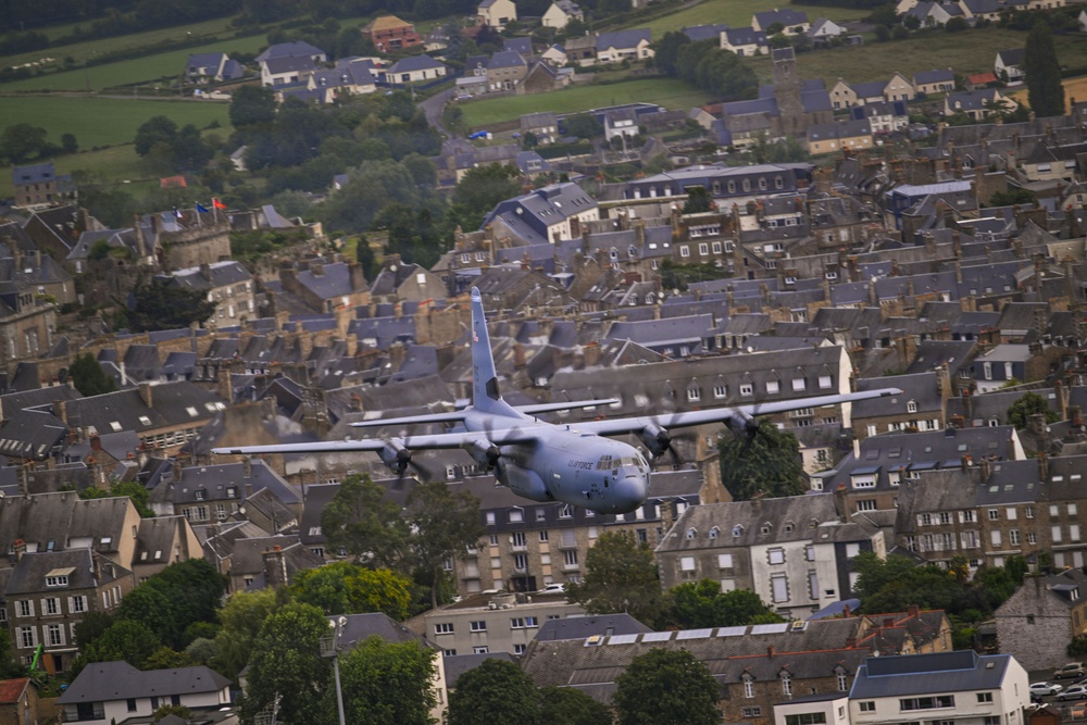 D-Day 82nd Anniversary C-130 Flyover