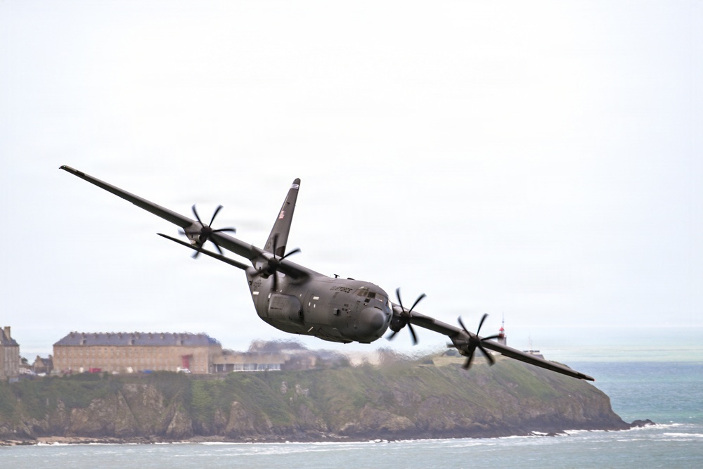 D-Day 82nd Anniversary C-130 Flyover