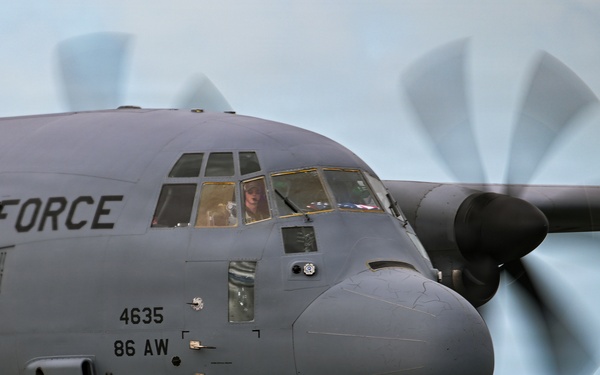 D-Day 82nd Anniversary C-130 Flyover
