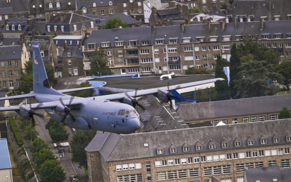 D-Day 82nd Anniversary C-130 Flyover