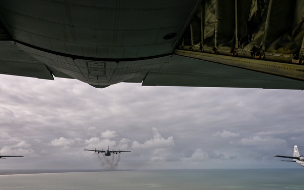 D-Day 82nd Anniversary C-130 Flyover