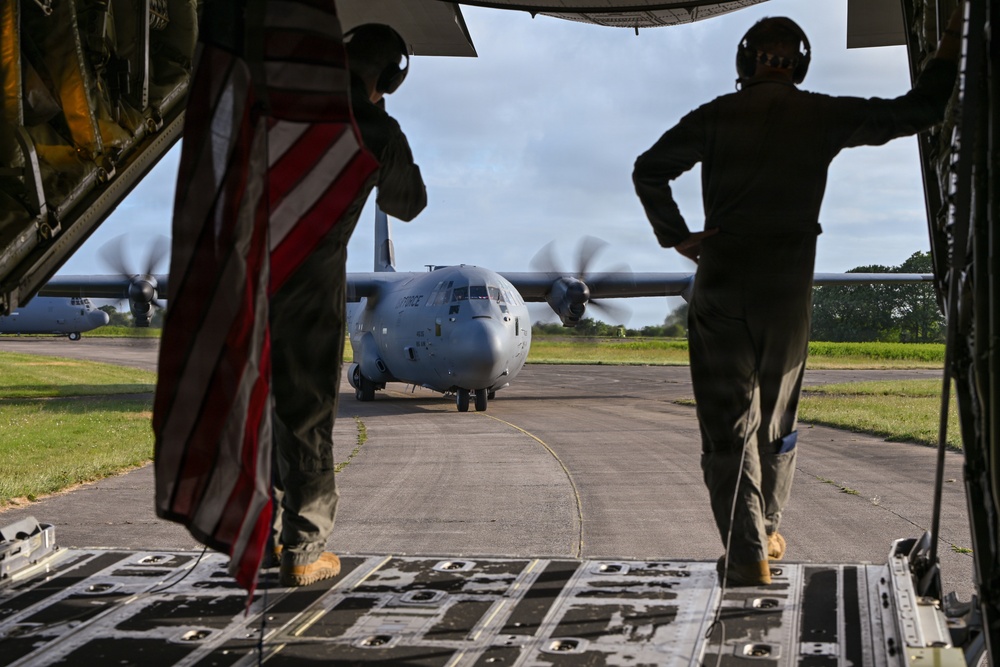 D-Day 82nd Anniversary C-130 Flyover