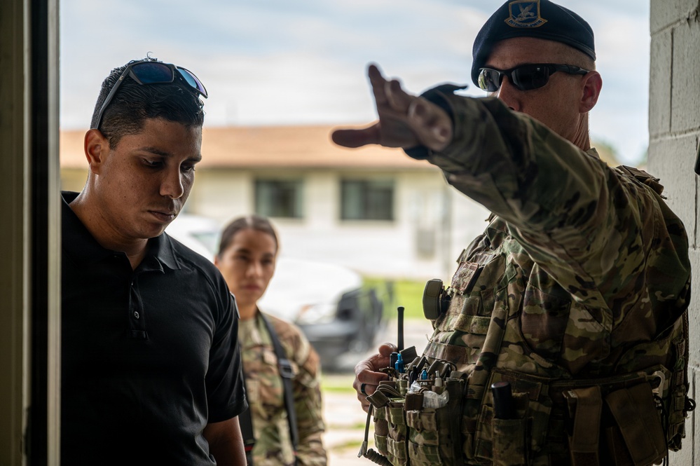 Domestic violence response training at Tyndall