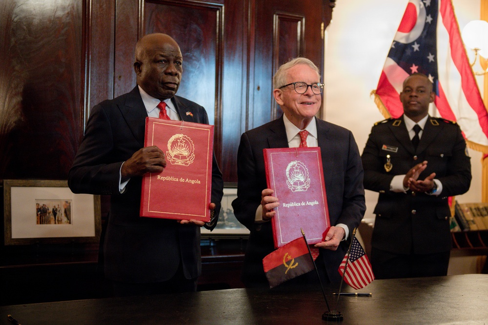 Ohio National Guard signs State Partnership Program agreement with the Republic of Angola