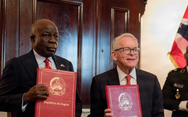 Ohio National Guard signs State Partnership Program agreement with the Republic of Angola
