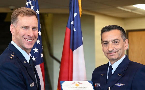 AFSOUTH awards SICOFAA undersecretary Air Force Meritorious Service Medal