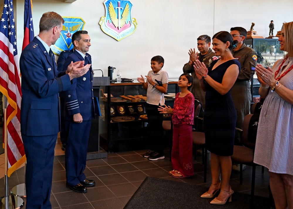 AFSOUTH awards SICOFAA undersecretary Air Force Meritorious Service Medal
