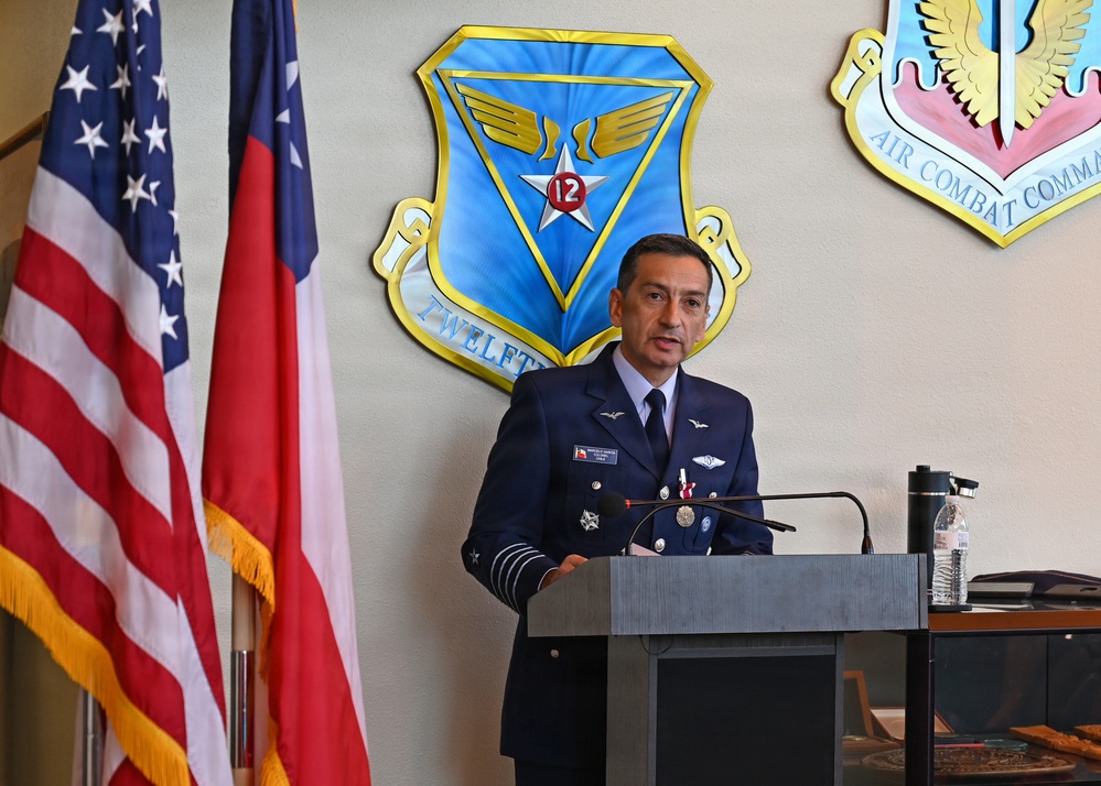 AFSOUTH awards SICOFAA undersecretary Air Force Meritorious Service Medal