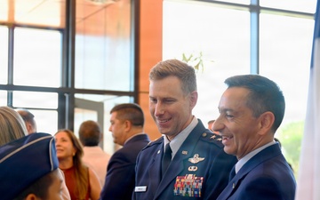 AFSOUTH awards SICOFAA undersecretary Air Force Meritorious Service Medal