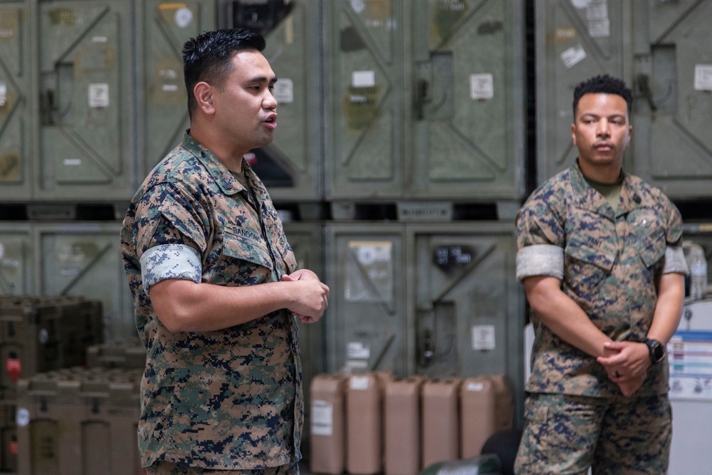 Marine Corps Medical Logistics Company Hosts CORTRAMID West Midshipmen