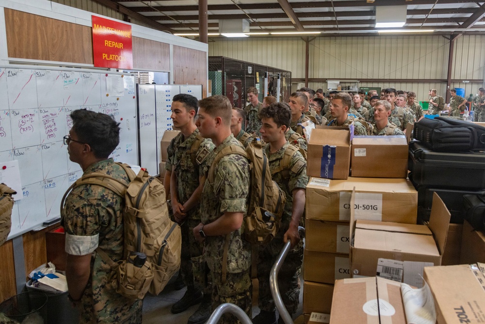 Marine Corps Medical Logistics Company Hosts CORTRAMID West Midshipmen
