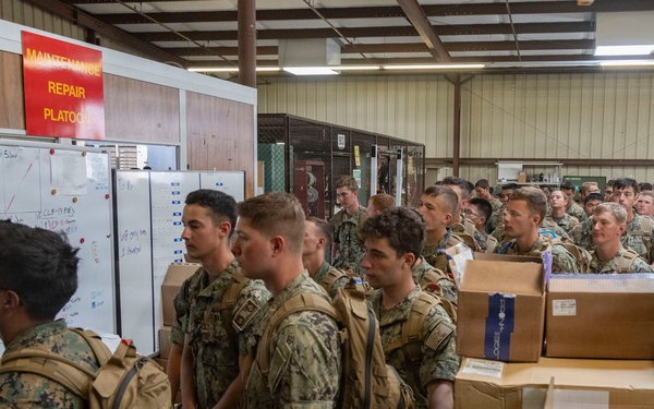 Marine Corps Medical Logistics Company Hosts CORTRAMID West Midshipmen