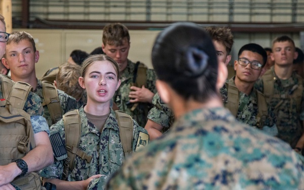 Marine Corps Medical Logistics Company Hosts CORTRAMID West Midshipmen