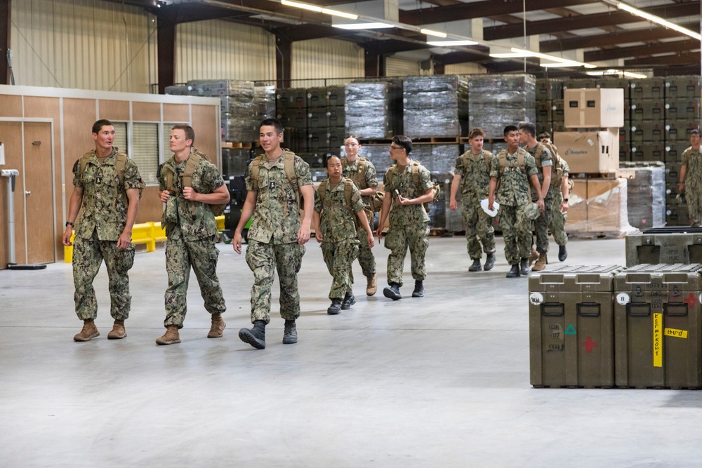 Marine Corps Medical Logistics Company Hosts CORTRAMID West Midshipmen