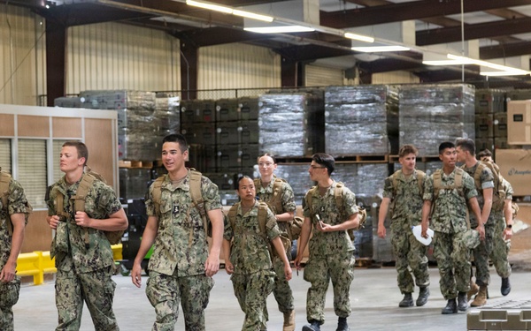 Marine Corps Medical Logistics Company Hosts CORTRAMID West Midshipmen