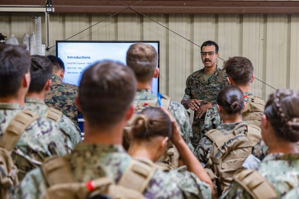 Marine Corps Medical Logistics Company Hosts CORTRAMID West Midshipmen