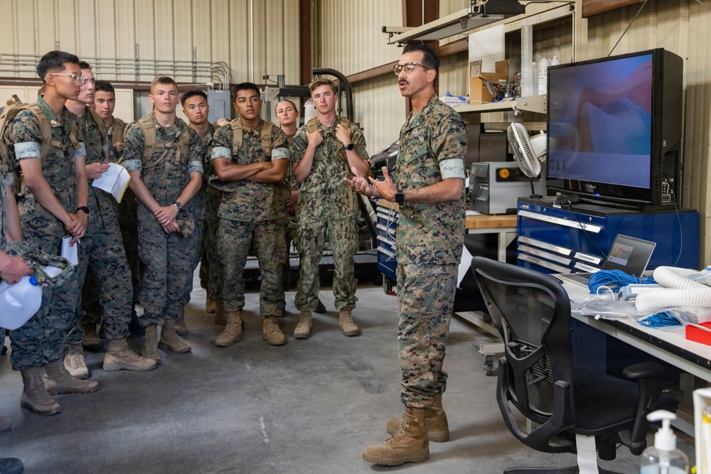 Marine Corps Medical Logistics Company Hosts CORTRAMID West Midshipmen