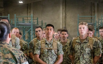 Marine Corps Medical Logistics Company Hosts CORTRAMID West Midshipmen