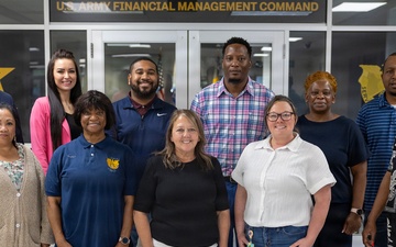 AMPO employees learn reserve pay, tour DFAS