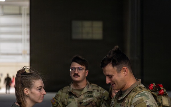 1CAB and HHBN soldiers deploy to Europe
