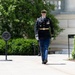 Commander of the Guard U.S. Army Capt. Sean Paul Stolarski Conducts His Last Walk as a Tomb Sentinel
