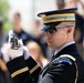 Commander of the Guard U.S. Army Capt. Sean Paul Stolarski Conducts His Last Walk as a Tomb Sentinel