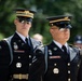 Commander of the Guard U.S. Army Capt. Sean Paul Stolarski Conducts His Last Walk as a Tomb Sentinel