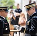 Commander of the Guard U.S. Army Capt. Sean Paul Stolarski Conducts His Last Walk as a Tomb Sentinel