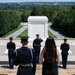 Commander of the Guard U.S. Army Capt. Sean Paul Stolarski Conducts His Last Walk as a Tomb Sentinel