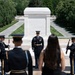 Commander of the Guard U.S. Army Capt. Sean Paul Stolarski Conducts His Last Walk as a Tomb Sentinel