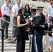Commander of the Guard U.S. Army Capt. Sean Paul Stolarski Conducts His Last Walk as a Tomb Sentinel