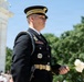Commander of the Guard U.S. Army Capt. Sean Paul Stolarski Conducts His Last Walk as a Tomb Sentinel