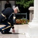 Commander of the Guard U.S. Army Capt. Sean Paul Stolarski Conducts His Last Walk as a Tomb Sentinel