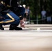 Commander of the Guard U.S. Army Capt. Sean Paul Stolarski Conducts His Last Walk as a Tomb Sentinel