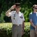 Commander of the Guard U.S. Army Capt. Sean Paul Stolarski Conducts His Last Walk as a Tomb Sentinel