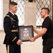 Commander of the Guard U.S. Army Capt. Sean Paul Stolarski Conducts His Last Walk as a Tomb Sentinel