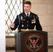 Commander of the Guard U.S. Army Capt. Sean Paul Stolarski Conducts His Last Walk as a Tomb Sentinel