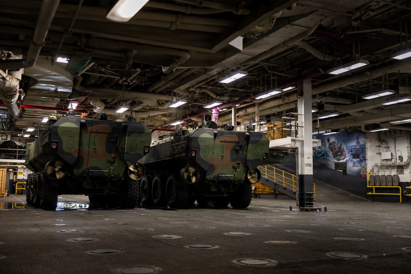 26th Marine Expeditionary Unit’s Type Commanders Amphibious Training | Well Deck Operations