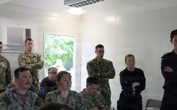 USVDIV-32 conducts live fire exercise with NATO forces