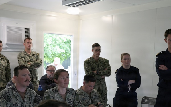 USVDIV-32 conducts live fire exercise with NATO forces