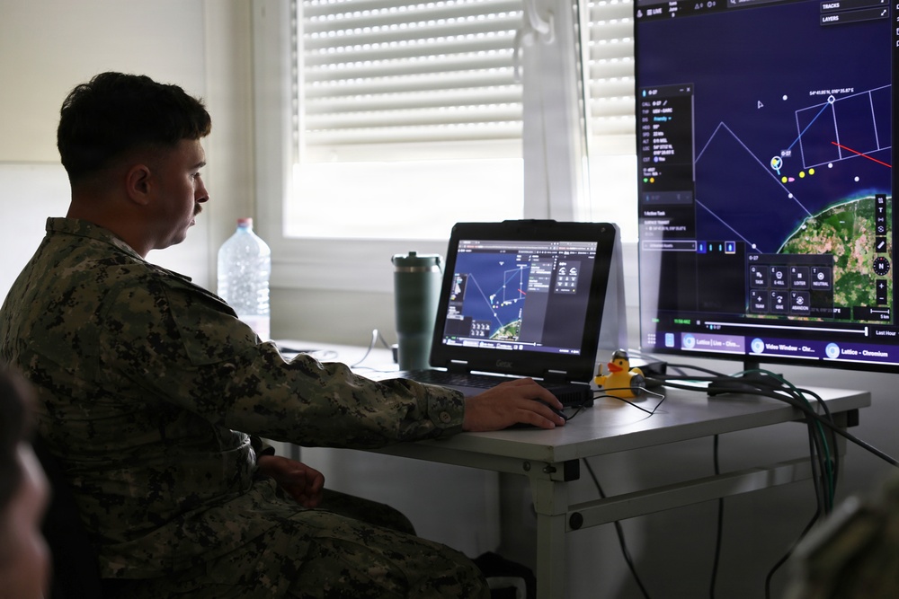 USVDIV-32 conducts live fire exercise with NATO forces